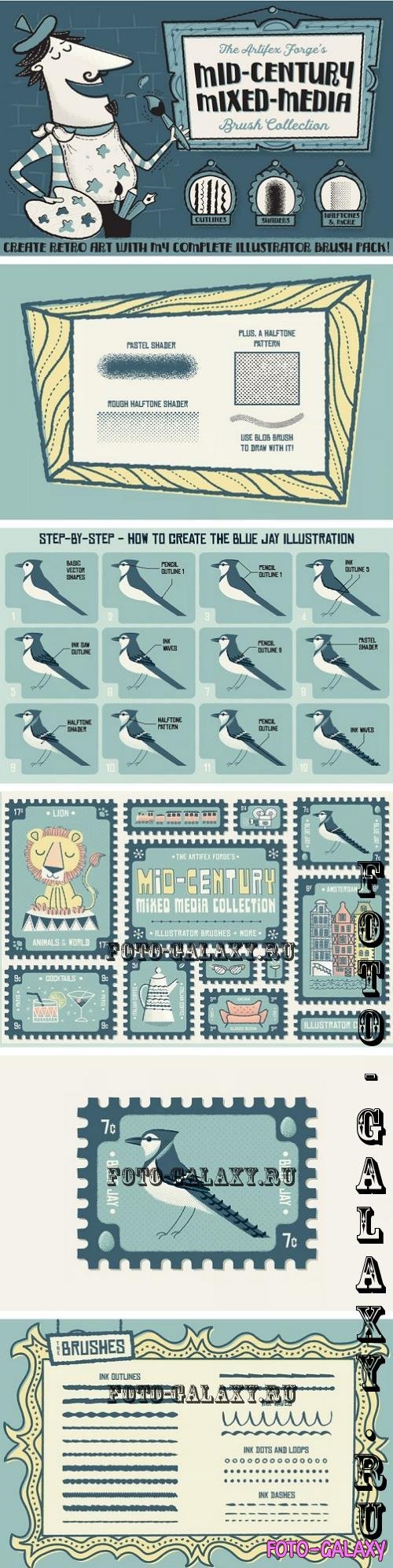 Mid-Century Mixed Media Collection - 3416159 - UHLY7GA