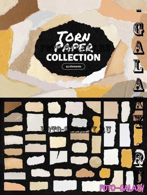 45 torn paper element collection - 5RLTX2G