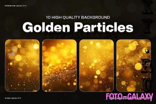 10 Golden Particles Background - Q88SD6W