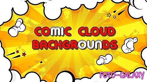 Comic Cloud Backgrounds 2273608 - After Effects Templates