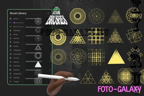 Sacred Geometry Procreate Stamps - 290451440 - QH5PELJ