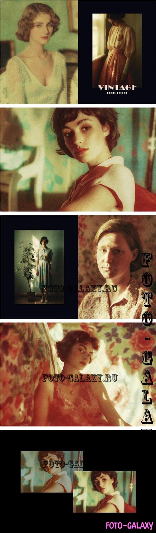 Vintage Photocard Effect - 290783256