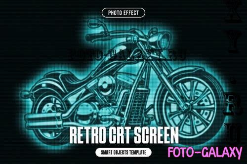 Retro CRT Screen Photo Effect - 290770308 - YQ5JQWR