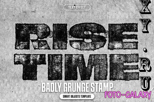 Badly Grunge Stamp Text Effect - 290770323 - FEBMXWN