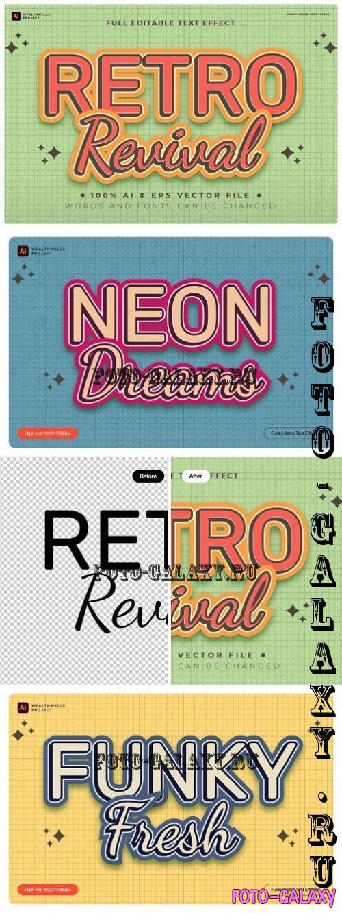 Funky Retro Text Effect - TCDZKD3