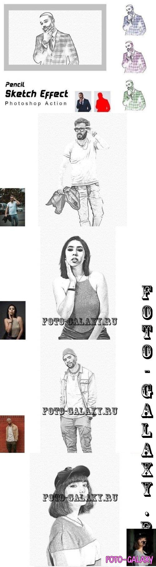 Pencil Sketch Effect Photoshop Action