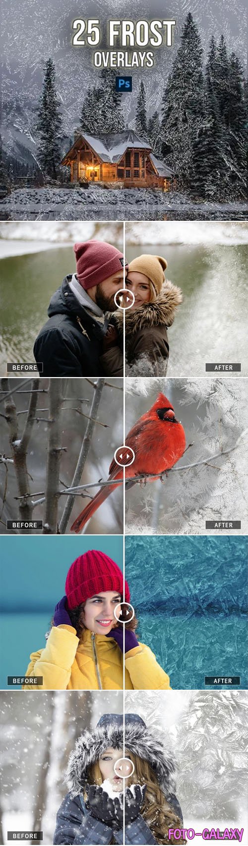 25 Realistic Frost Overlays for Photoshop