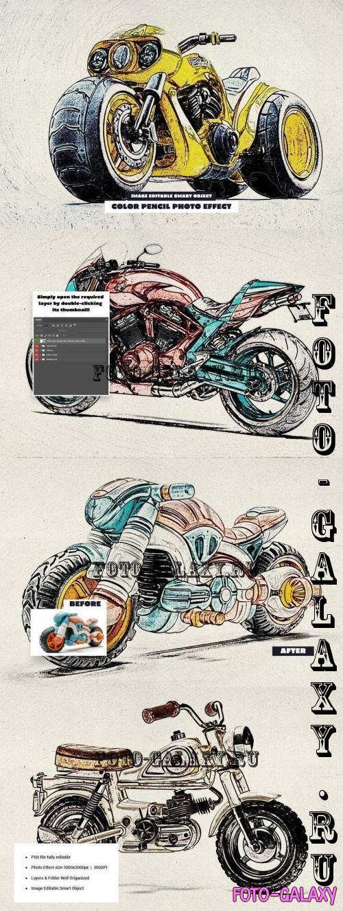 Color Pencil Photo Effect - 290836246 - W5DCLZN