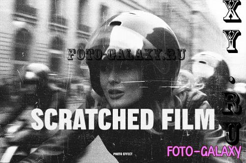 Scratched Retro Film Photo Effect - 290796775 - 5V46BWC