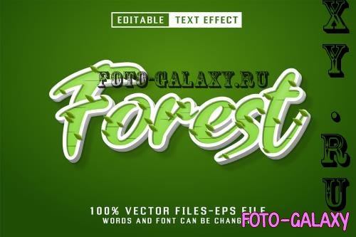 Forest 3d Text - Editable Text Effect - UYDB3WP