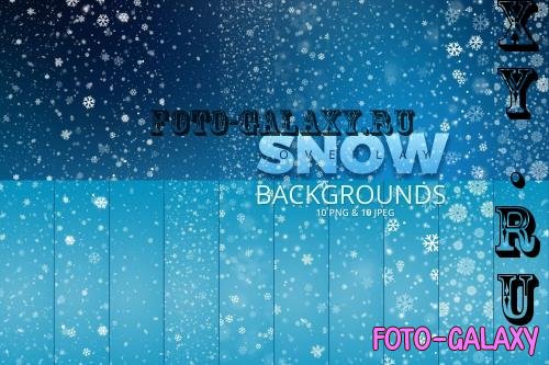 Snow Overlay Backgrounds - ZB9MQWL