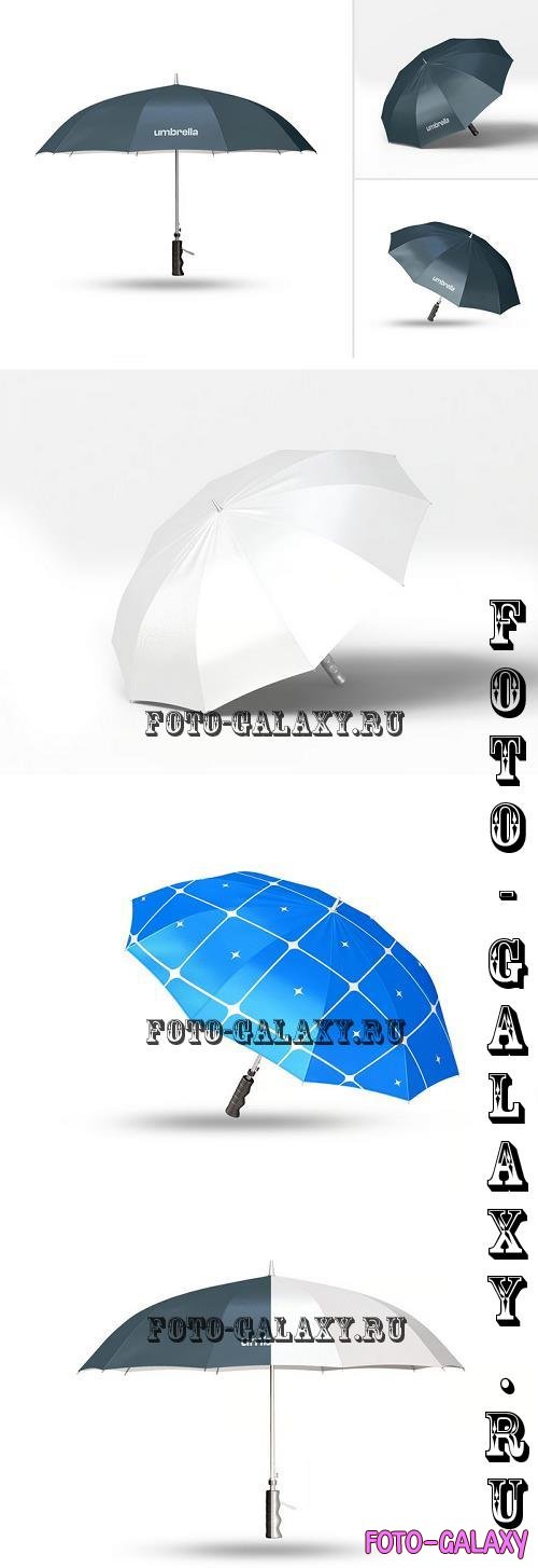 Opened Umbrella Psd Mockup Set - 3XNLRFC