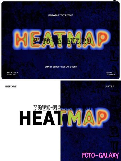 Heatmap Text Effect - 46YXZMN