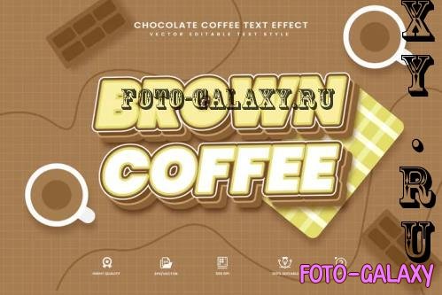 Chocolate Coffee Vector Text Effect - 280254775 - SHKAYGN