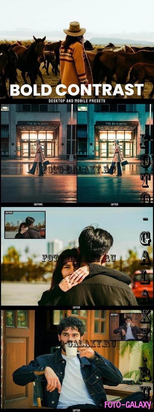 Bold Contrast - Desktop and Mobile Presets - N3V8CCJ