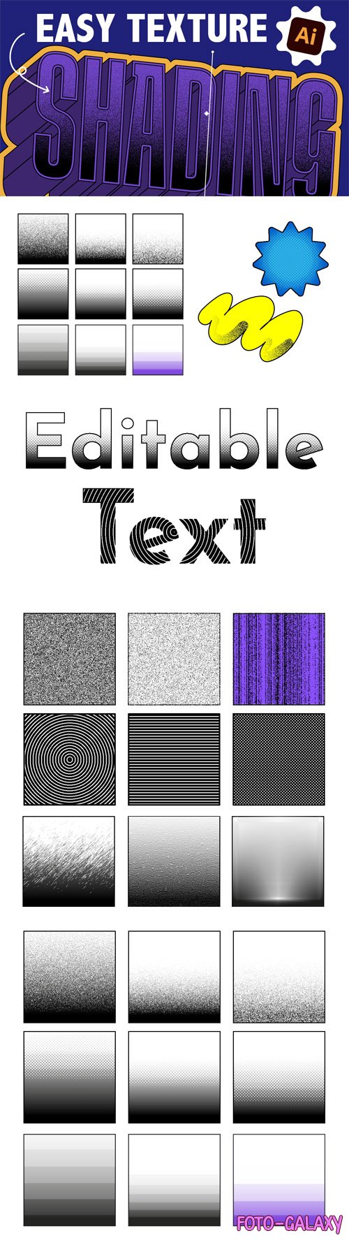 Easy Shadows - Textures for Illustrator