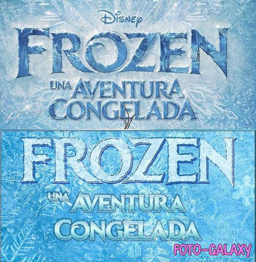 Frozen - Photoshop Style & Font