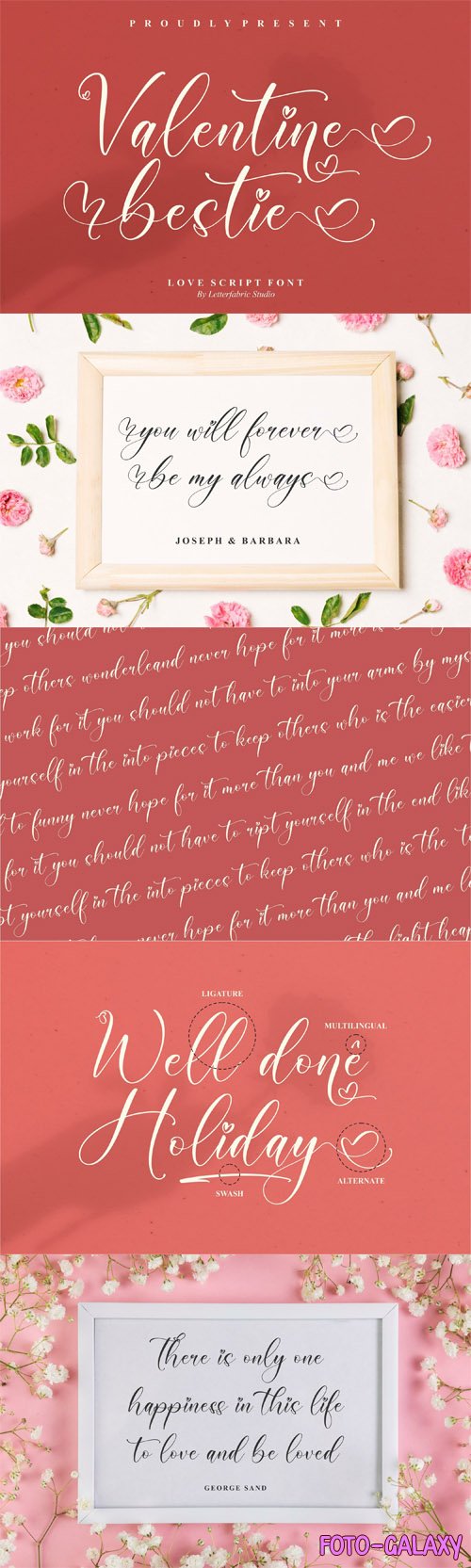 Valentine Bestie - Love Script Font