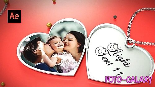 Heart Pendant Album 164016 - After Effects Templates