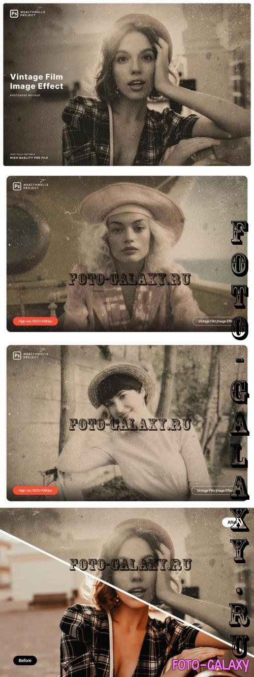Vintage Film Image Effect - 9QVTK74