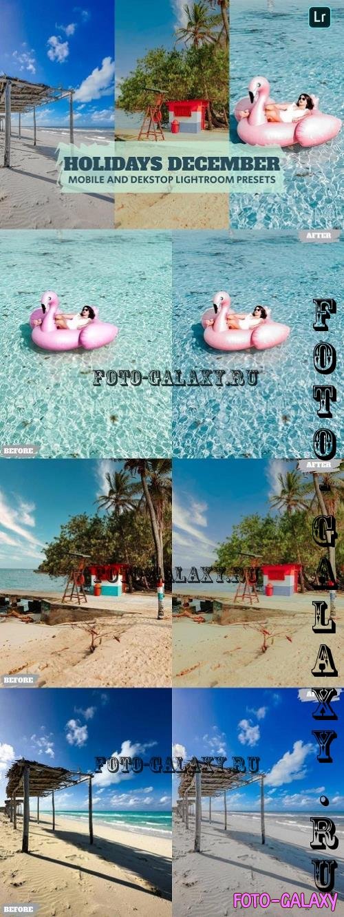 Holiday December Lightroom Presets Dekstop Mobile  - 7XVEXXW