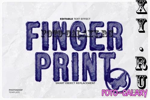 Fingerprint Stamp Text & Logo Effect - JZQN7S5