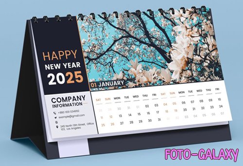 Professional 2025 Calendar Design PSD Template