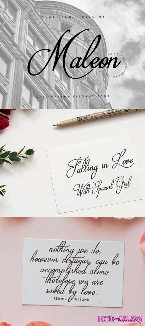 Maleon - Elegant Calligraphy Font