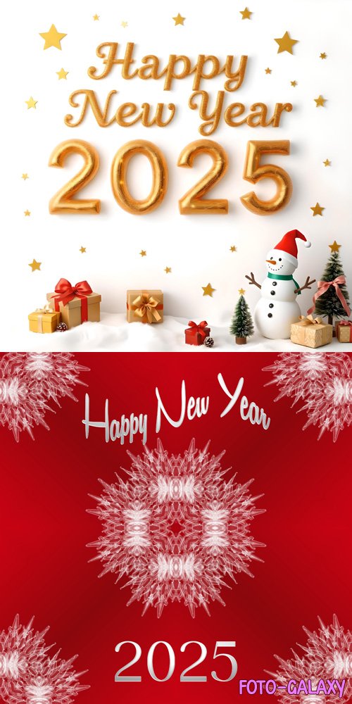 Happy New Year 2025 - 2 Images