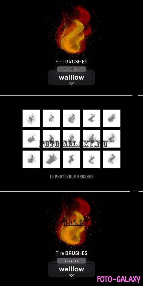 Fire and Flames Photoshop brushes - 288973378 - ZW3YVEB