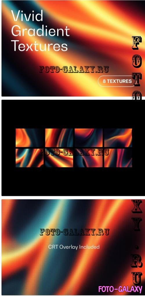 Fiery Vivid Gradient Backgrounds