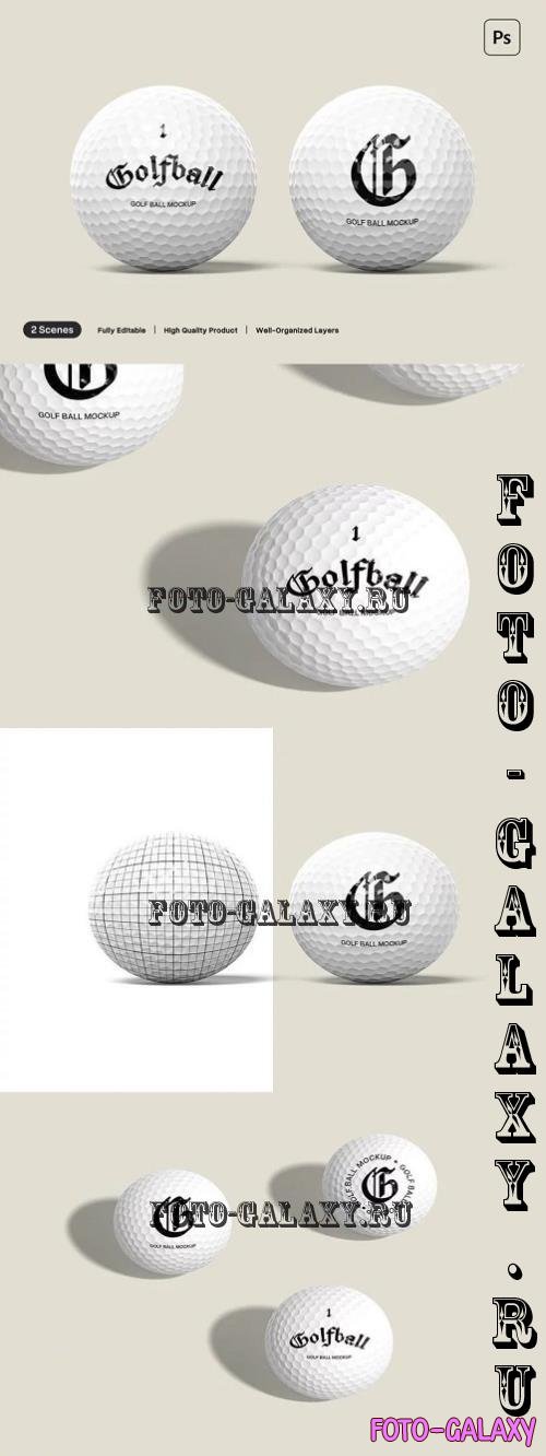 Golf Ball Mockup - Q96F7RD