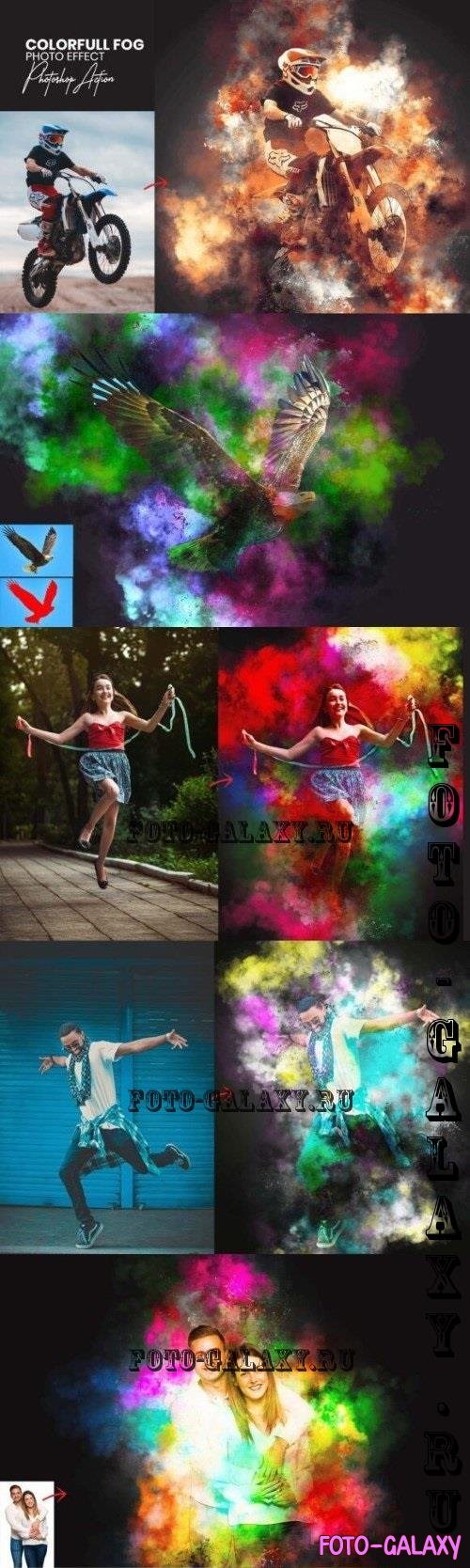 Color full Fog Photoshop Action - 290838895