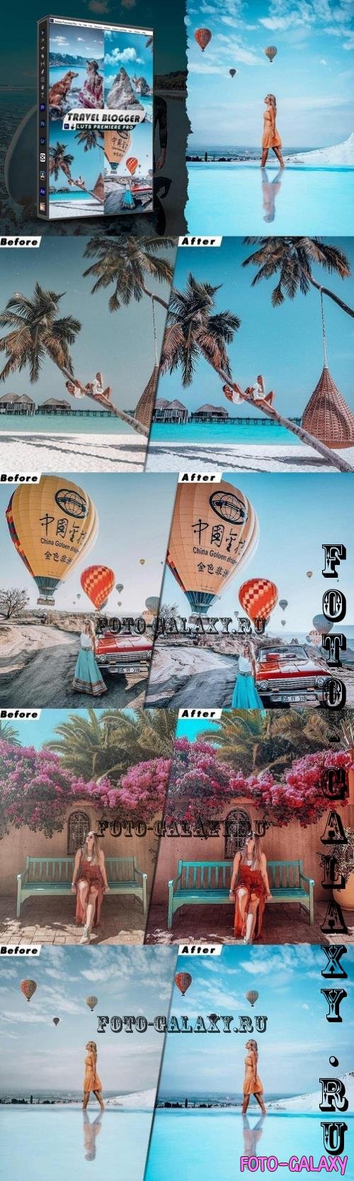 Travel Blogger Presets And luts Video Premiere Pro - JS3WZE2