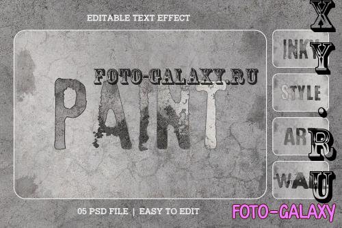 Grunge Paint Editable Text Effect Set - QYRS3BB