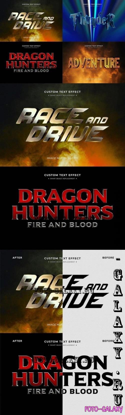 Movie Title Text Effect Mockup Collection - FXR75L7