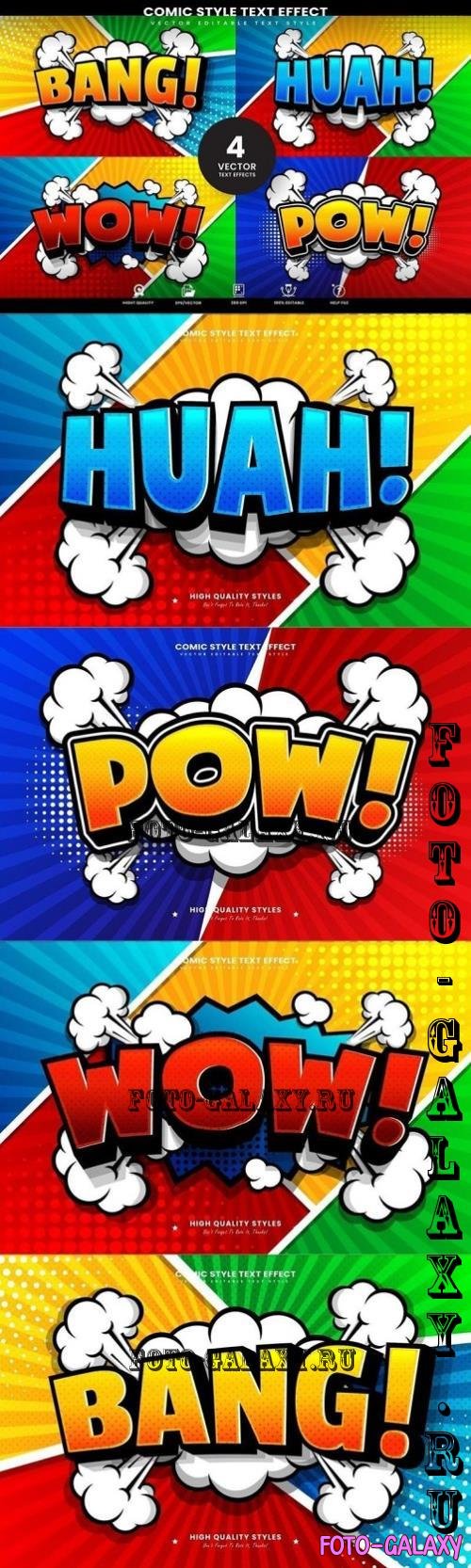 Comic Editable Vector Text Effect - 279870155 - 973V2R9