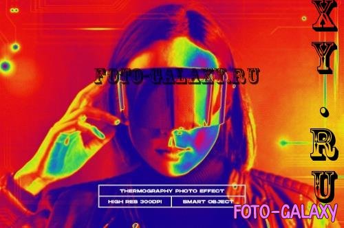 Thermography Photo Effect - 5D5KJ8S