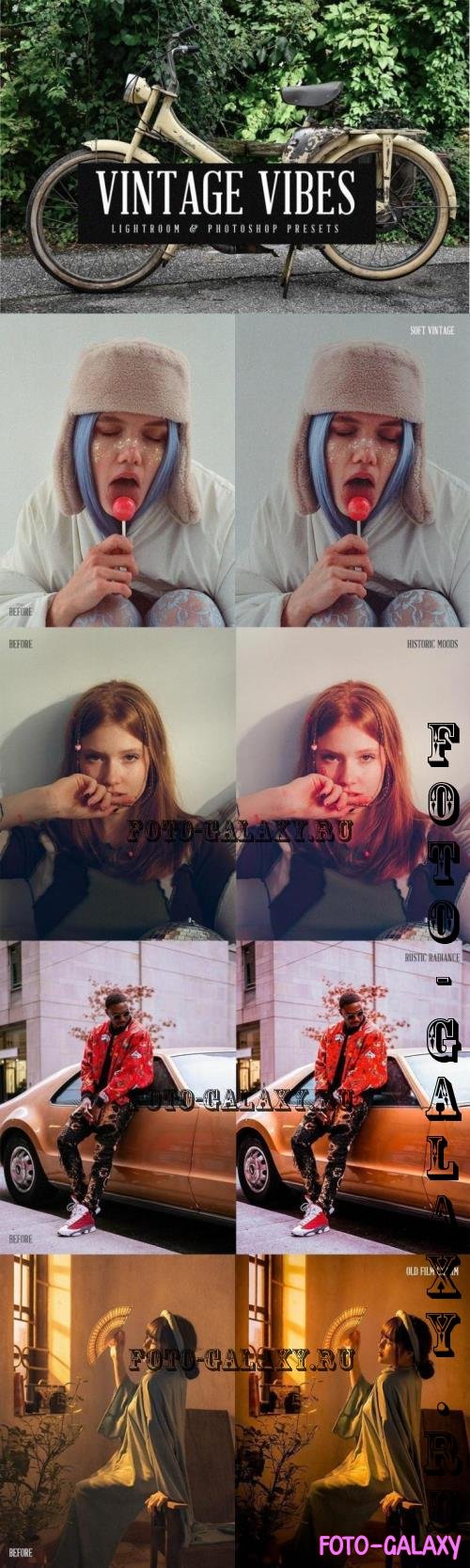 Vintage Vibes Lightroom and Photoshop Presets - UMJDFQS
