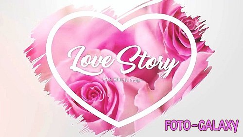 Slideshow - Brush Effects - Love Story 36184 - After Effects Templates