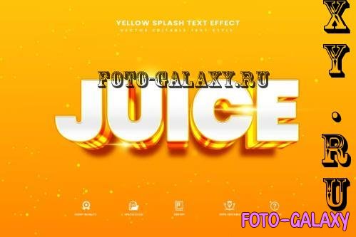 Elegant Juice Vector Text Effect - 280339379 - UB5MWRG