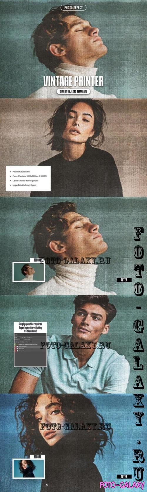 Vintage Printer Photo Effect - 290888061 - EQKN8NR