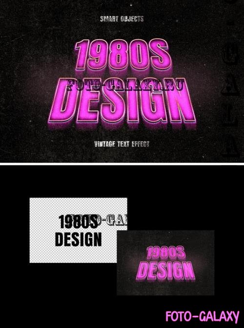 Hollywood 1980s Text Effect - 290860800 - P5QT7WC