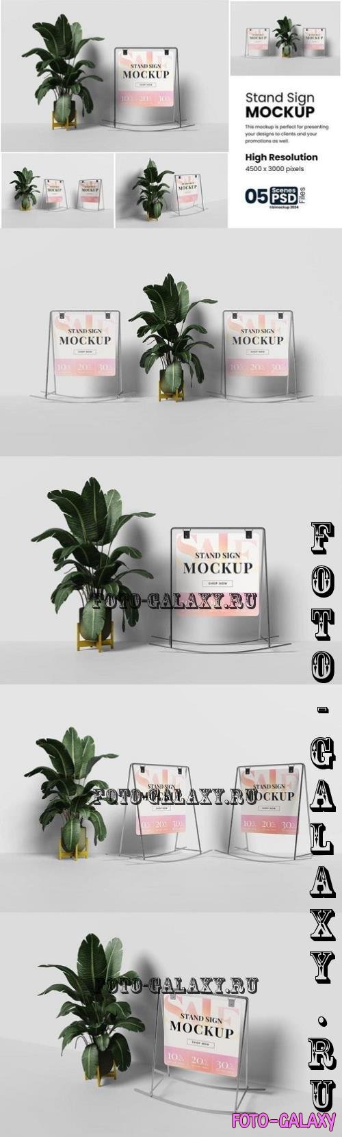 Stand Sign Mockup - F79MCXU