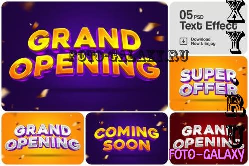 Grand Opening Text Effect Set - AK5A54D