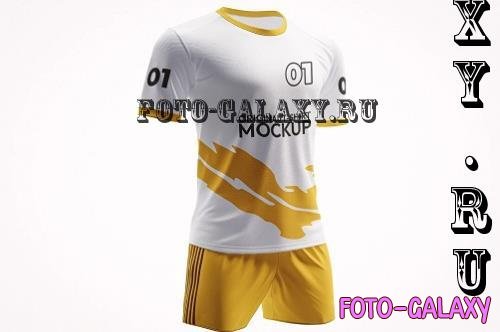 Soccer Jersey Sports Kit Mockup - 9A2LA4R