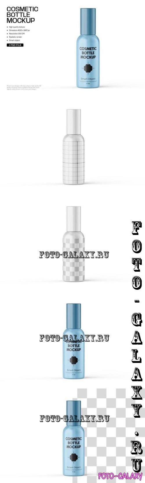 Metallic Cosmetic Bottle Mockup - LFAXJZ7