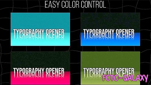 Modern Typography Opener 2948608 - After Effects Templates