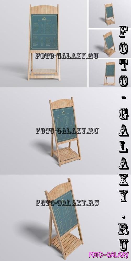 Menu Stand Mockup - 3YULH88