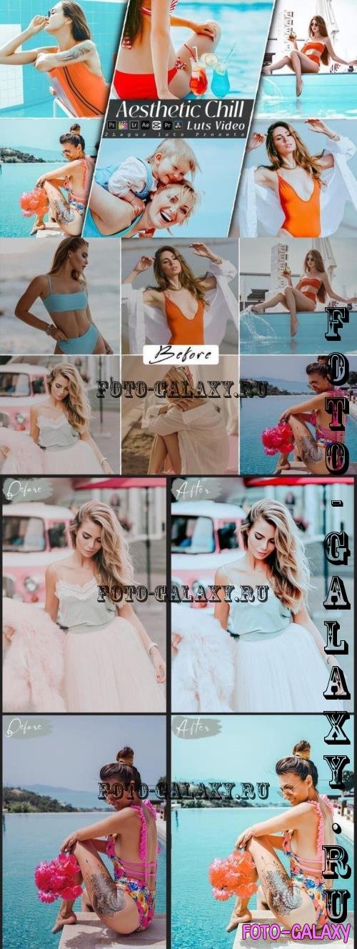 Aesthetic Chill Lightroom Preset Lut Premiere Pro - 88FTMR3
